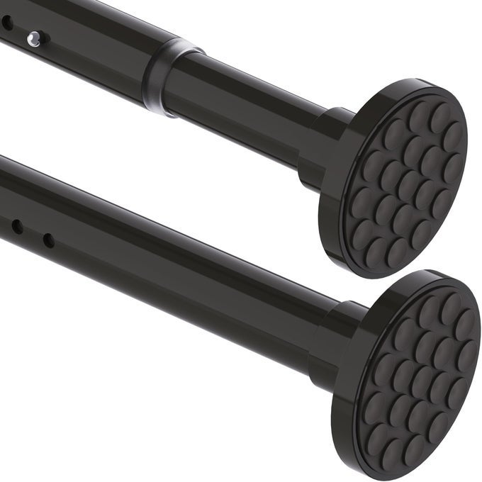 SHOWER CURTAIN ROD ANTISLIP CURTAIN RAIL EXTENDABLE EXATRA LONG CURTAIN POLE NO DRILL SHOWER CURTAIN RAIL FOR LIVING ROOMBEDROOM BATHROOMBALCONY300355CM 32MM