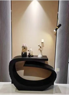 fashionhome Modern Abstract Metal Frame Design Console Table Hallway Entry Table Narrow Sofa Side Table for Living Room Entryway Corridor 120 x 30 x 85 cm (Fully Assembled)  - Image 2