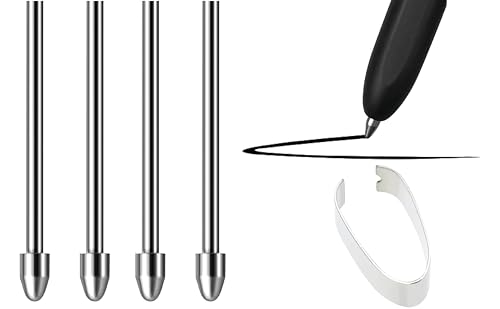 WirelessFinest No Worn Out Titanium Alloy Metal Remarkable 2 Pen Tips Replacement Compatible Nibs for Remarkable 2 1 Marker Plus Pencil Kindle Scribe Basic Premium Stylus Digital Pen Fine Tip Smooth Ballpoint Nib - Image 1