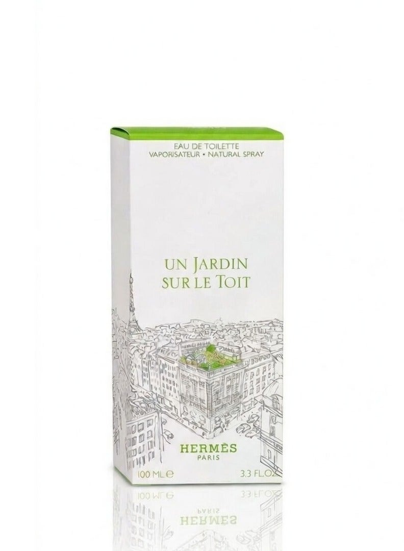 باريس عطر هيرميس أون جاردان سور لو توا أو دي تواليت - عطر منعش بلمسات خضراء وفاكهية - 100 مل - Image 2
