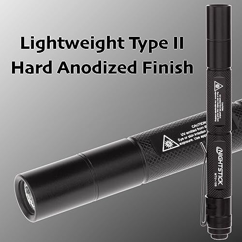 Nightstick MTU-106 Mini-TAC UV Flashlight with 2 AAA, Black,Small - Image 4