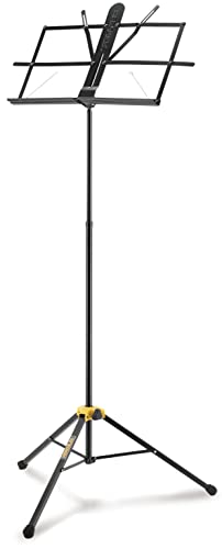 Hercules BS100B Two Section Music Stand Black - Image 1