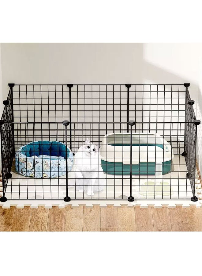 Outdoor Dog Kennel Heavy-Duty Metal Dog Fence Enclosure - Image 1