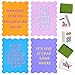 Maitys 4 Pcs Color Mahjong Shuffler Cards with Funny Sayings for Mixing Shuffling Tiles Thick PVC Shufflers with Wavy Scalloped Edges Mahjong Accessories Gifts for Lovers Playing PleochroicLively - Image 2