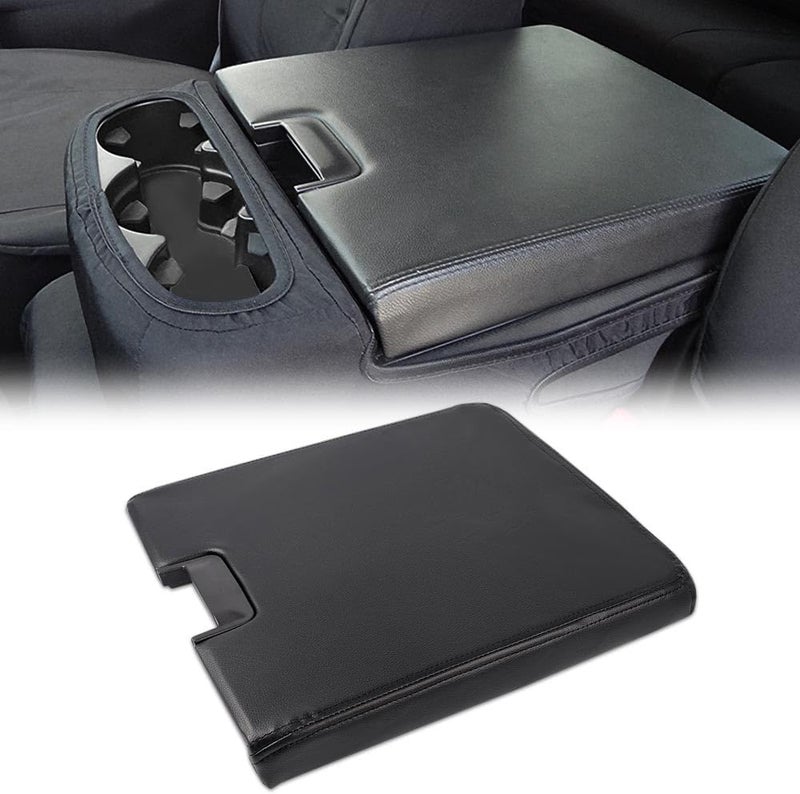PIT66 Center Console Lid, Compatible with 2008-2014 Chevy Silverado GMC Sierra/Fit 07-13 Tahoe Avalanche Yukon(XL), Armrest Cover 20864151 - Image 1