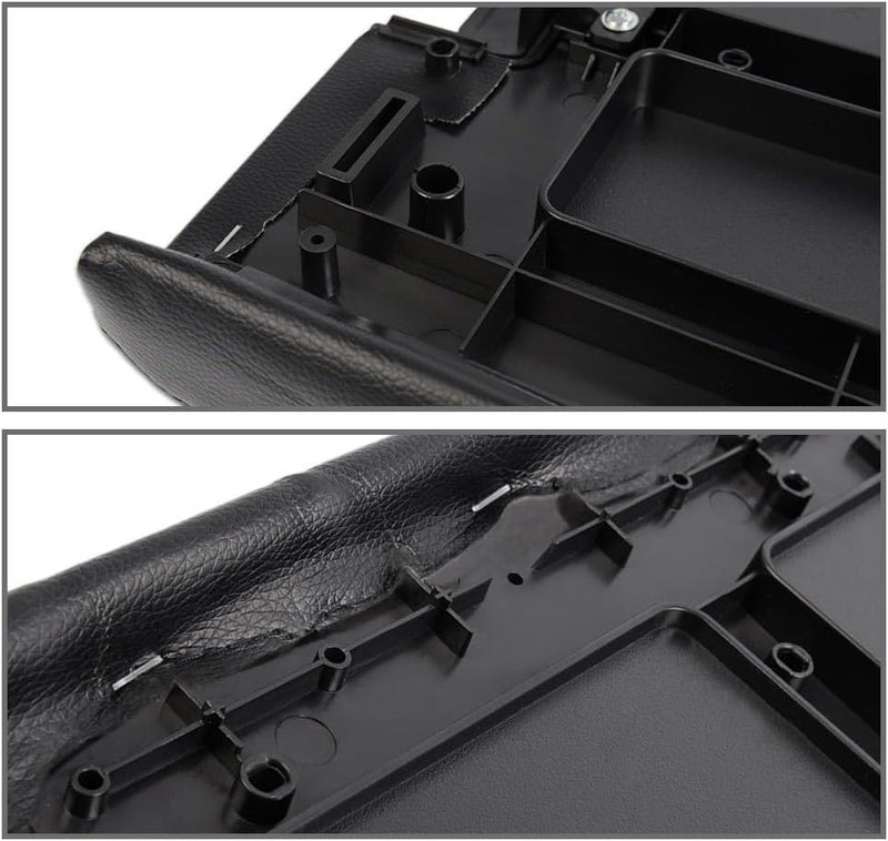 PIT66 Center Console Lid, Compatible with 2008-2014 Chevy Silverado GMC Sierra/Fit 07-13 Tahoe Avalanche Yukon(XL), Armrest Cover 20864151 - Image 4