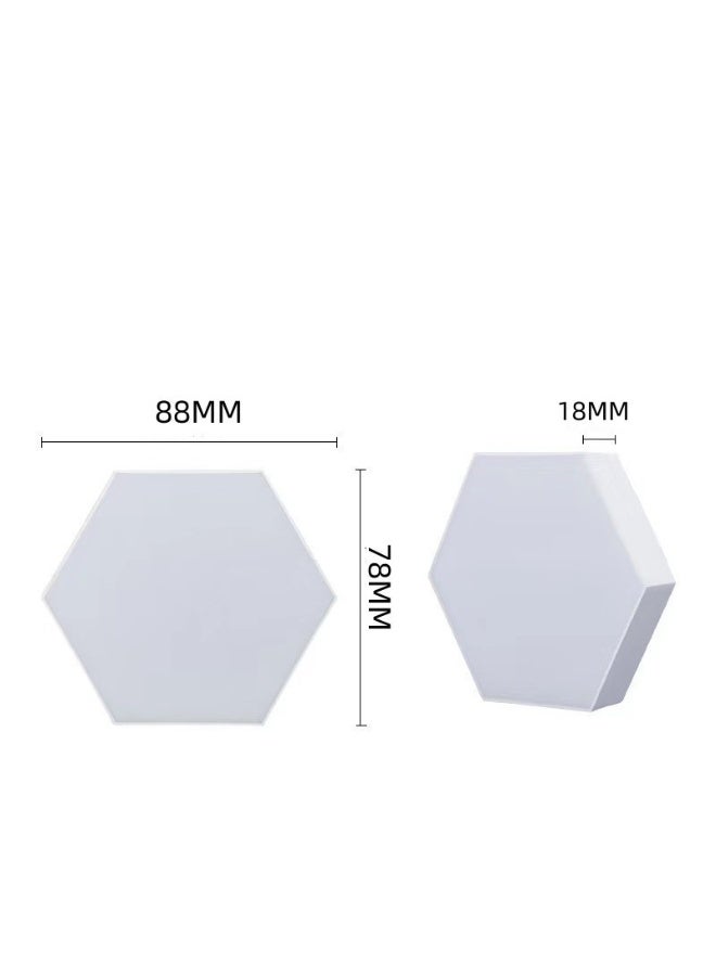 Hexagon Gaming Light Tuya App Wall Light Bedroom Game Room Home Decor Lively Lamp Smart LED RGB Dimmable adjustable brightness Hexagonal Honeycomb Lights (6 Pack) - Image 4
