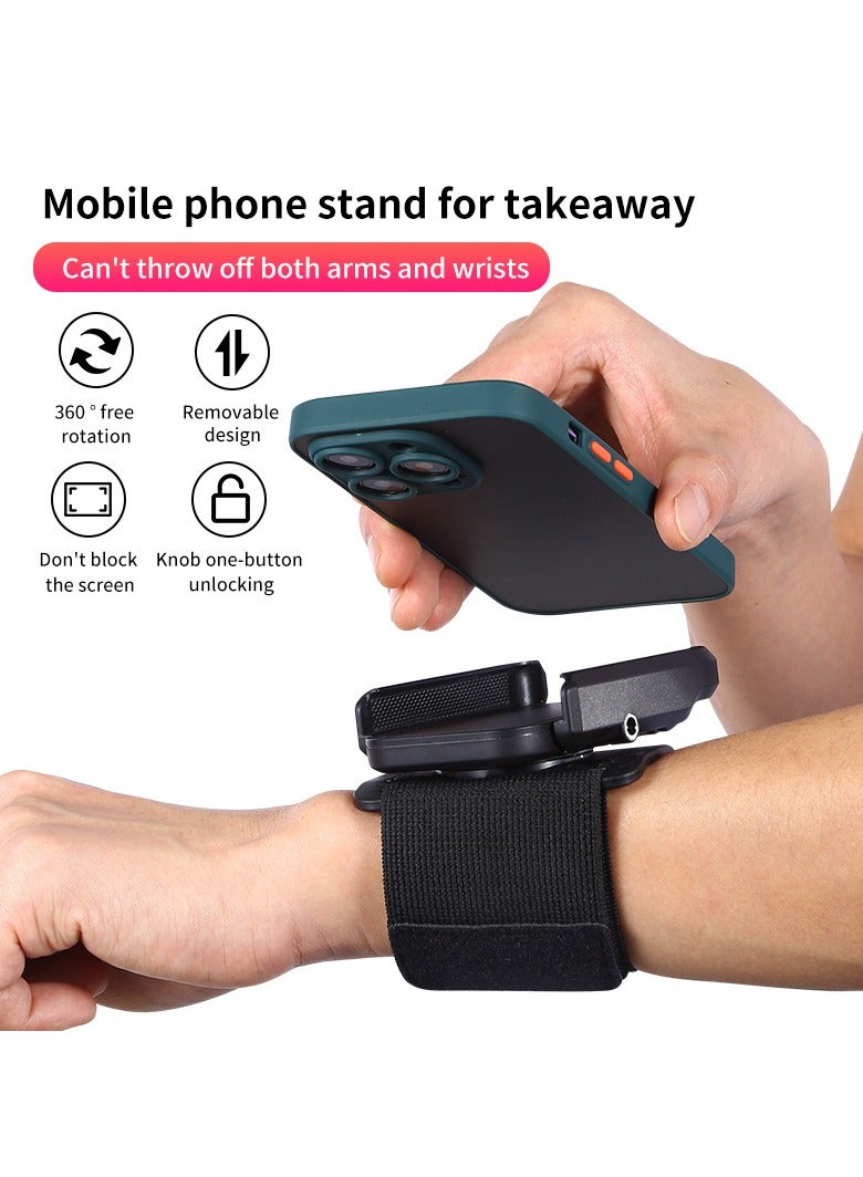 general Wrist phone holder for running, arm bag sports wrist bag, unisex wrist strapWrist phone holder for running, arm bag sports wrist bag, unisex wrist strap - Image 2