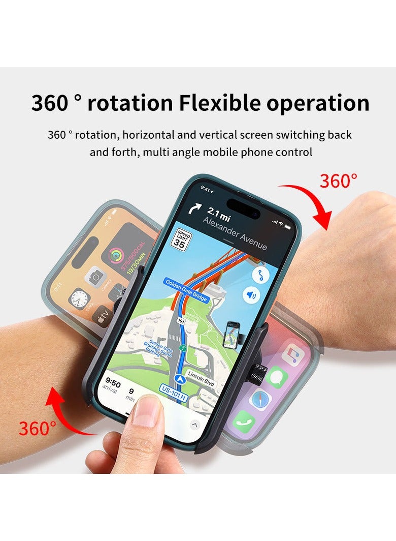 general Wrist phone holder for running, arm bag sports wrist bag, unisex wrist strapWrist phone holder for running, arm bag sports wrist bag, unisex wrist strap - Image 5