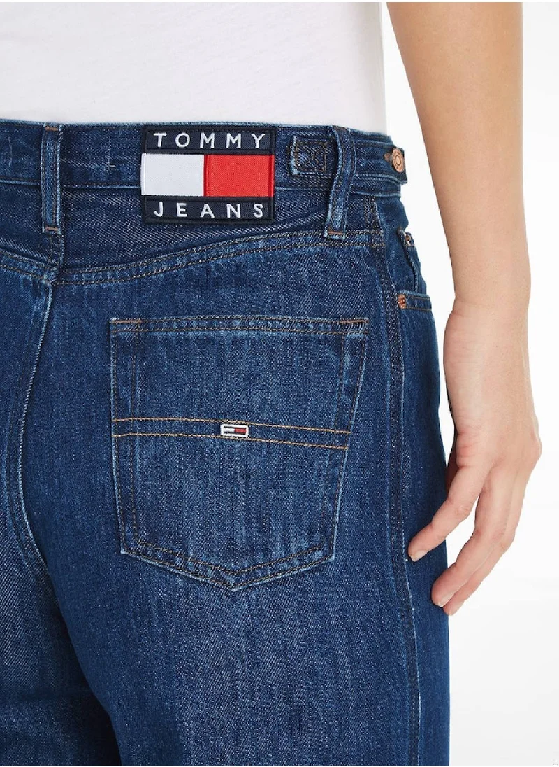 TOMMY JEANS Women's Claire High Rise Jeans - Cotton, Blue