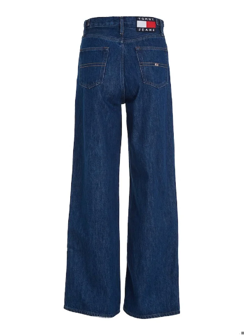 TOMMY JEANS Women's Claire High Rise Jeans - Cotton, Blue