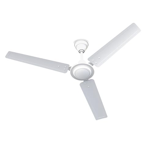 LEDVANCE Windy Ceiling Fan 1200mm | 400 RPM Speed | Low Power Consumption | Higher Air Delivery | BEE Star Rated | Heavy Motor | Suitable for Room, Schools & Offices | 2 Year Warranty - White - Image 1