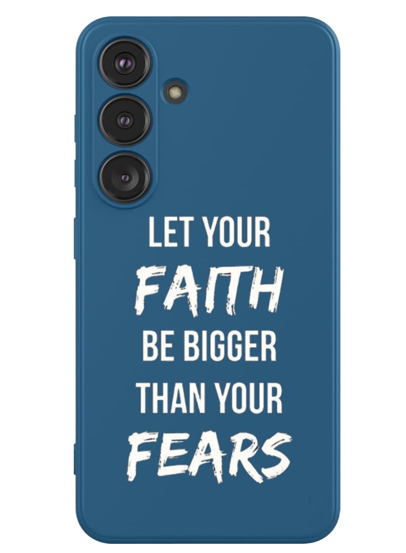 Theodor Protective Slim Fit Case Liquid Silicone Cover with Full Body Protection Anti-Scratch Shockproof Case For Samsung Galaxy S24 Plus (Blue) - lets be adventurers - Image 1