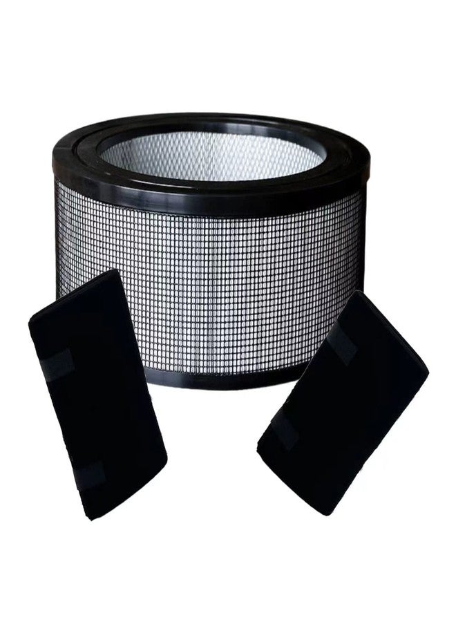 CHNPOFNT Replacement Filter 20500 Set Compatible with 10500 (EV-10) 17000 17005 Air Purifiers,H13 True he-pa Activated Carbon Pre-Filters Air Clean VOCs Odor，Part Number 20500 (1 HEPA + 2 Carbon Pre-Filter) - Image 2