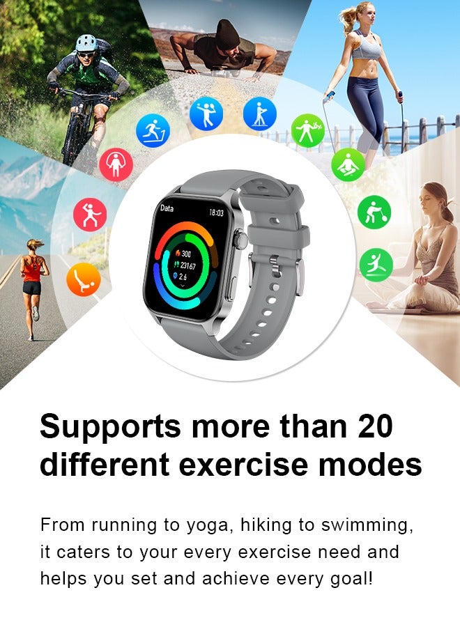 Wapik X5S Smart Watch - Silver