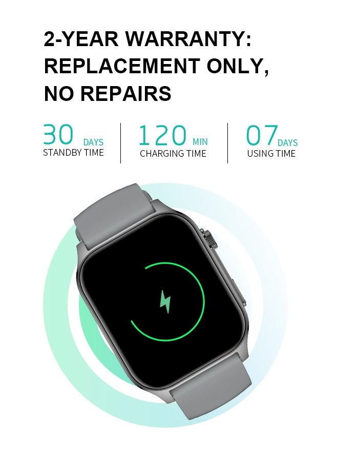 Wapik X5S Smart Watch - Silver