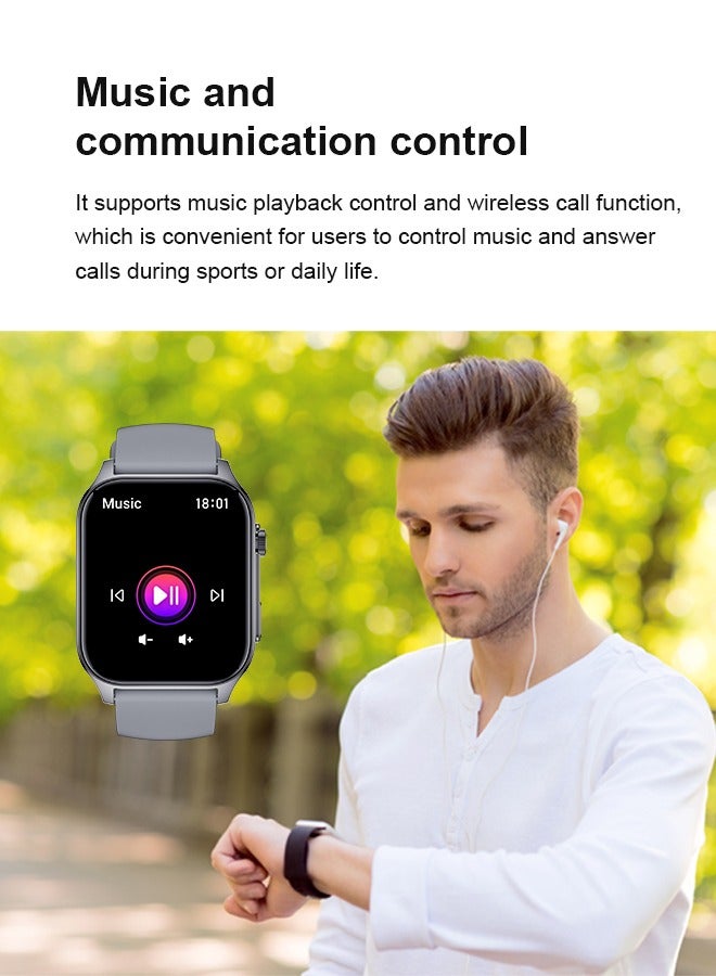 Wapik X5S Smart Watch - Silver