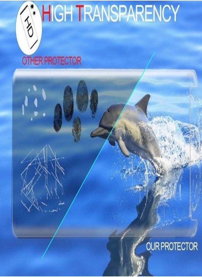 shAyzee حماية شاشة زجاجية مقسّاة لجهاز سامسونج جالاكسي S8 بلس - 6.2 بوصة، شفافة، صلابة 9H، خالية من الفقاعات، مقاومة للخدوش، حماية عرض فائقة الوضوح HD للحساسية الكاملة للمس - Image 3