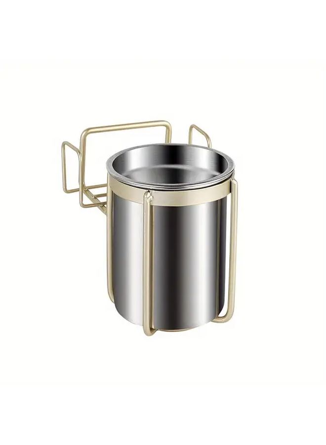 Wall Mounted Ashtray With Lid No Drill Easy Installation Durable Indoor Outdoor YH318 - Image 5