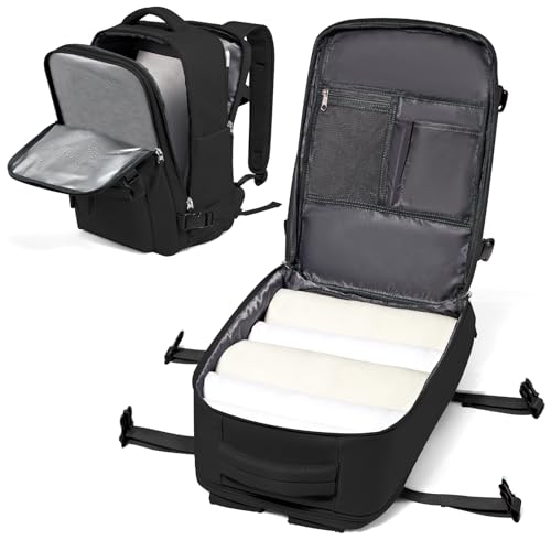 VGCUB Carry on Travel Backpack for Women Men Large Laptop Gym Work Frontier Airlines Personal Item Bag Business Airport Lightweight Backpack Flight Approved Mochilas de Viaje Black - Image 1