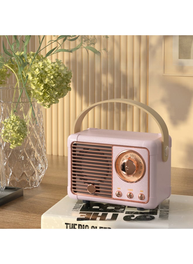 Neutral Mini Outdoor Retro Bluetooth Speaker Portable Usb Disk Tf Card High Quality Creative Small Speaker With Fm - Image 2