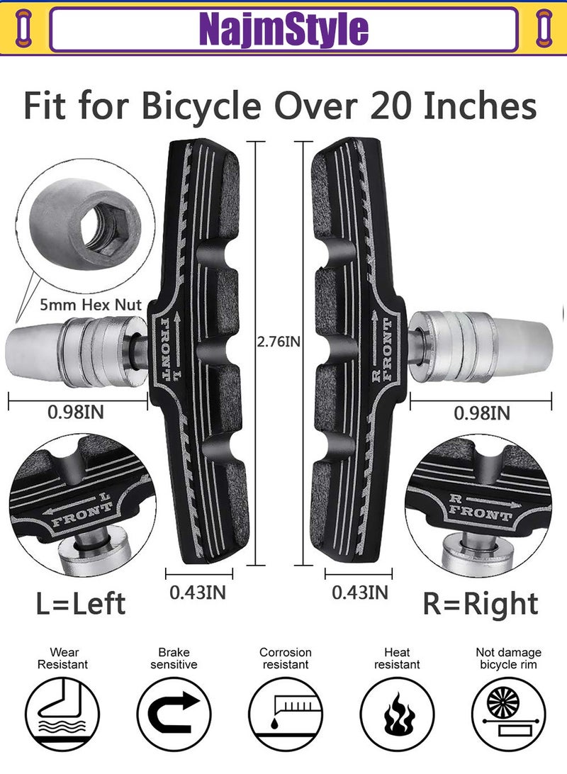 نجم ستايل وسادات فرامل الدراجات الممتازة، وسادات فرامل الدراجات الجبلية الاحترافية للدراجات الجبلية على شكل V - Image 2
