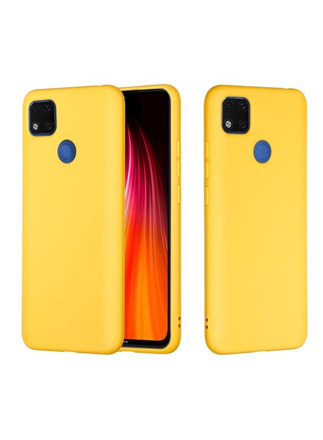 The Bros Case For Xiaomi Redmi 9C Pure Color Liquid Silicone Shockproof Full Coverage Protective Case