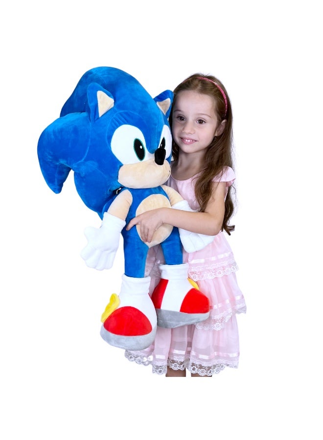 Sonic, Plush, Blue, 60 cm - Image 4