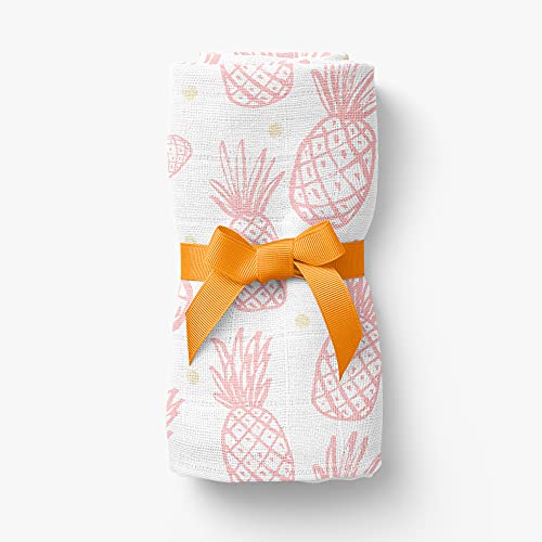 Kiddery Wash Cloth | Set of 4 | Premium 100% Cotton Muslin | Soft & Absorbent | Napkins Set | Soothing Prints for New Born Baby | Baby Shower Gifts | Set of 4 | Girls - Image 5