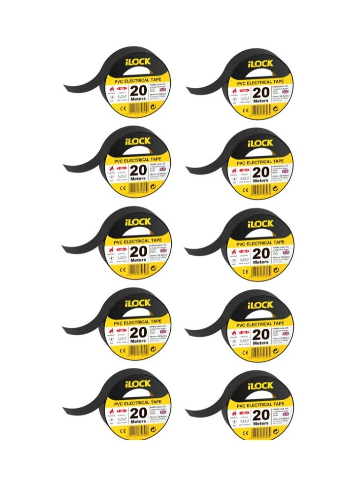 iLOCK - Electrical Tape – 20 Meters *10 - Image 1