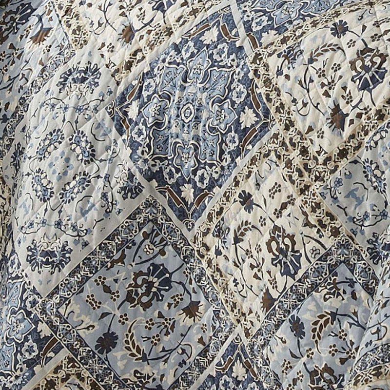 Stone Cottage - King Quilt Set, Reversible Cotton Bedding with Matching Shams, Ideal Bedding Set (Arell Blue, King) | Reversible, Matching Shams, Bedding, Ideal Bedding Set - Image 5