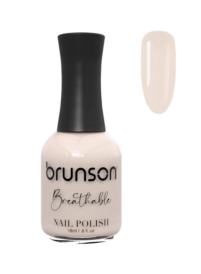brunson Breathable Nail Polish Halal nail polish Wudu friendly Quick-Dry Vegan long lasting but easy peel off   18ml BH011