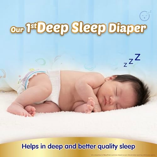 MamyPoko Pants Extra Absorb Baby Diapers, New Born/X-Small | 0-5 kg | 99 Count |Deep Sleep Diapers| Soft Gentle fit |Deep Absorbent Crisscross | Skin Friendly with Coconut Oil | - Image 2
