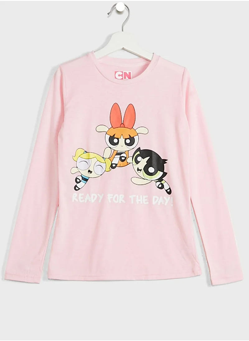 Powerpuff Girls Kids Power Puff Pyjama Set