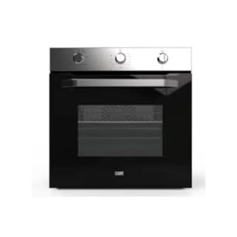Built-In Gas Oven for Kitchen Use - 59 Cm - Stainless Steel - Black - Energy-Efficient and Precise Temperature Control - Image 1