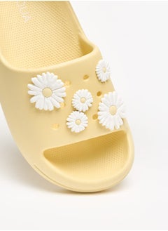 Girls Flower Applique Slide Slippers - pzsku/ZA0F6CAB97D215C59D72CZ/45/_/1728386086/b65440f4-2fe0-4e6e-9783-9cda8f29424d