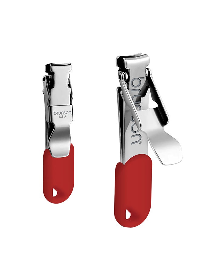 brunson - Nail Clipper Perfect for kids Stainless Steel Professional Grade Nail Cutter with a Gripped Handle Ideal to Manicures with long lasting sharpness for Easy Toenail Trimming BCNCM1 - Image 1