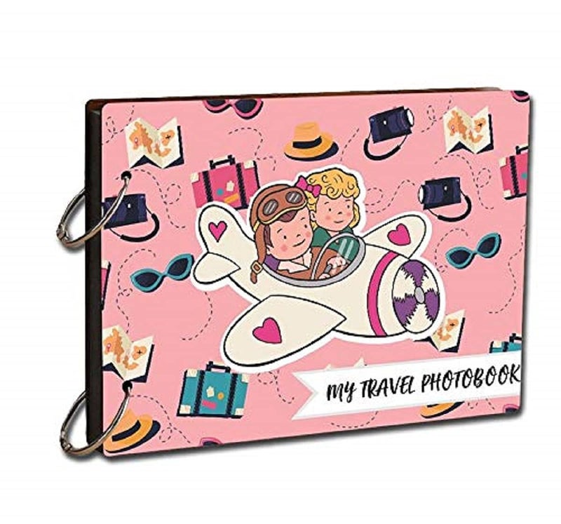 Printelligent DIY Travel Scrapbook Photo Album Diary -Remember and Share All of Our Favorite Travel Memories - Image 1