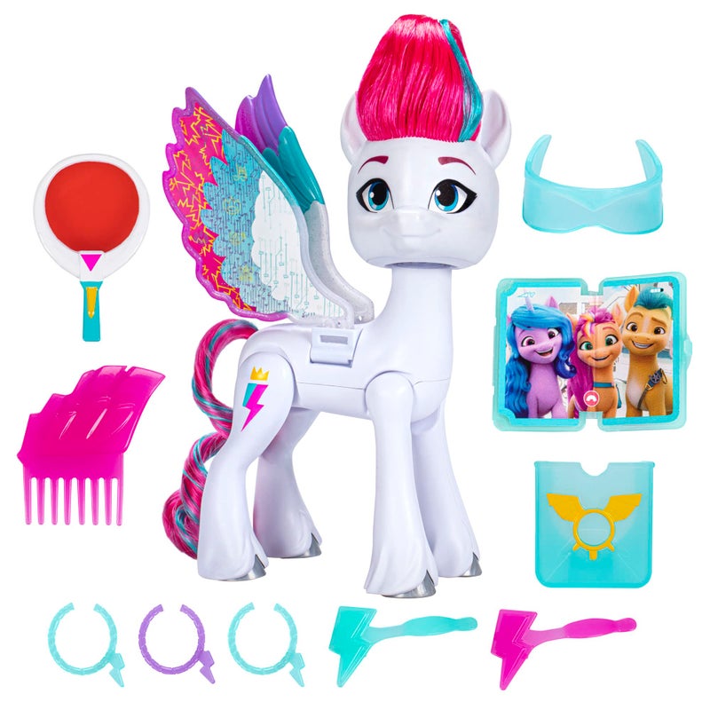 My Little Pony Dolls Zipp Storm Wing Surprise, 5.5-Inch Toy with Wings and Accessories, Toys for 5 Year Old Girls and Boys - Image 1