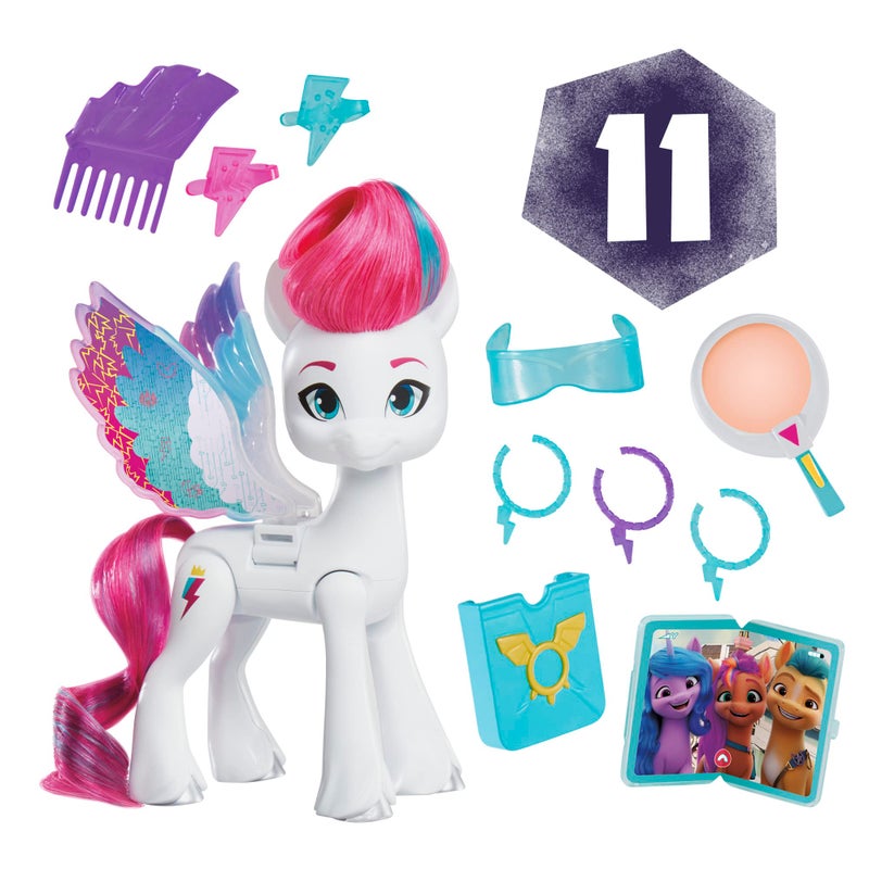 My Little Pony Dolls Zipp Storm Wing Surprise, 5.5-Inch Toy with Wings and Accessories, Toys for 5 Year Old Girls and Boys - Image 3