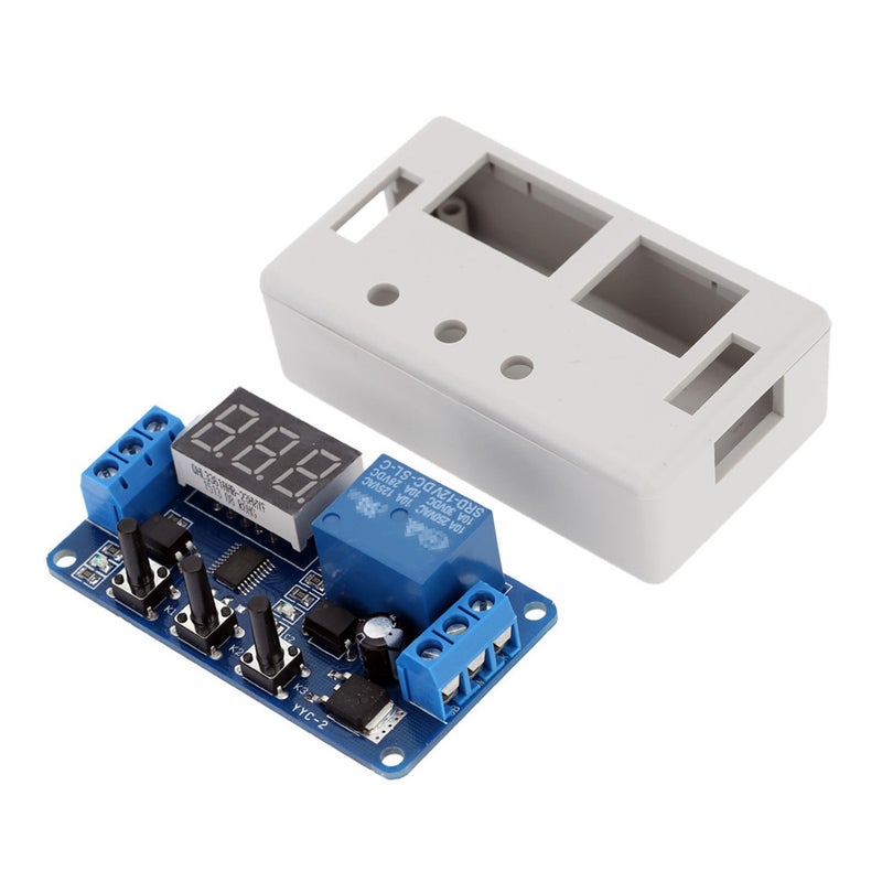 12V LED Automation Delay Timer Control Switch Relay Module with Case - Image 5