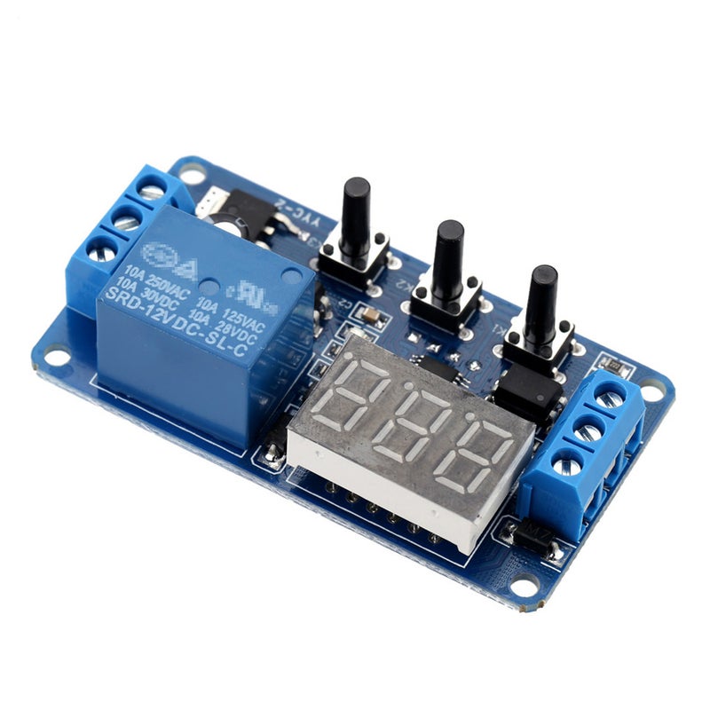 12V LED Automation Delay Timer Control Switch Relay Module with Case - Image 1