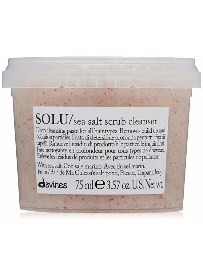 Davines منظف مقشر ملح البحر سوليو، 3.57 أونصة (عبوة من 1) - Image 1