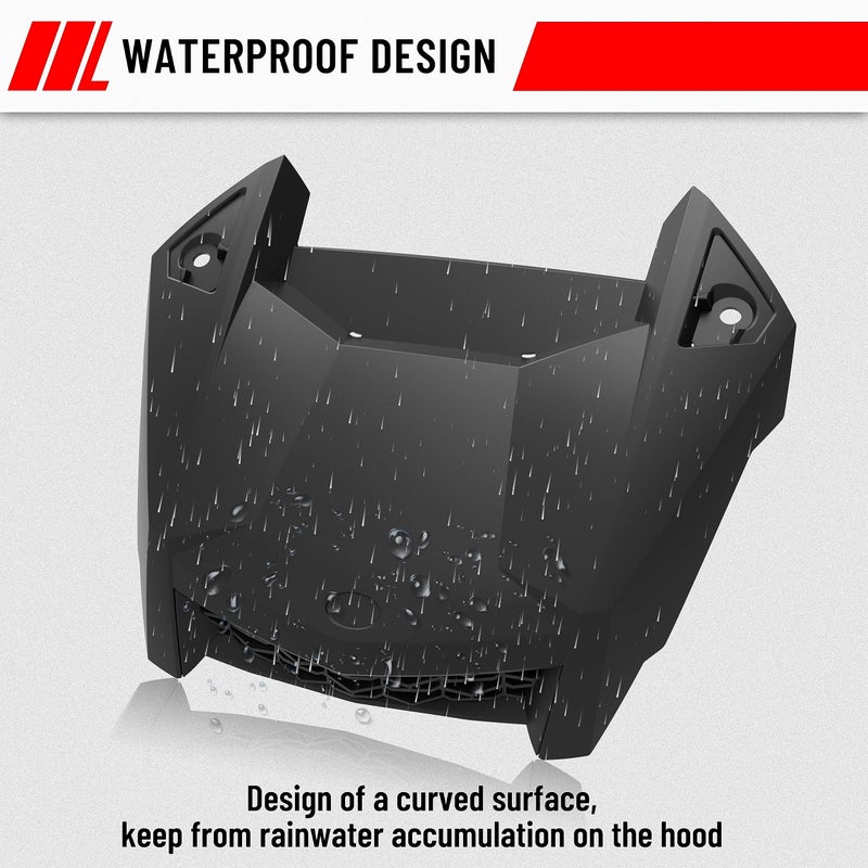 SAUTVS Turbo Hood Scoop Air Intake Kit for Polaris RZR XP 1000/4 1000 RZR XP Turbo S 2019-2023 (Replace #5454429-632) - Image 3