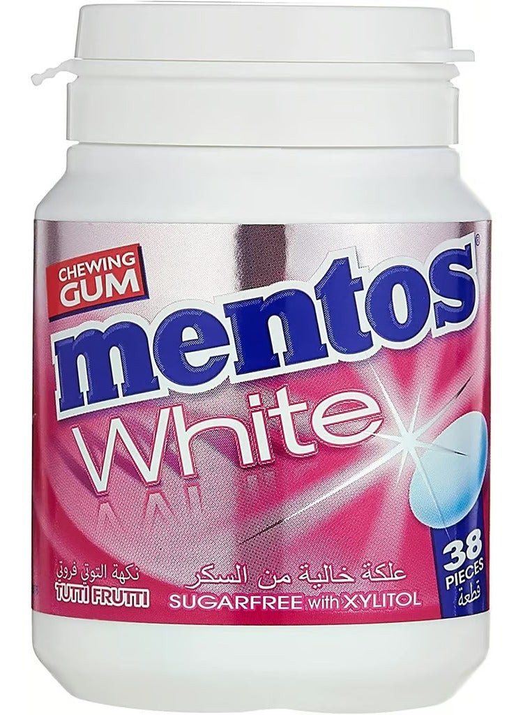 Mentos White Gum - Tutti Frutti Sugar Free 38 Pieces