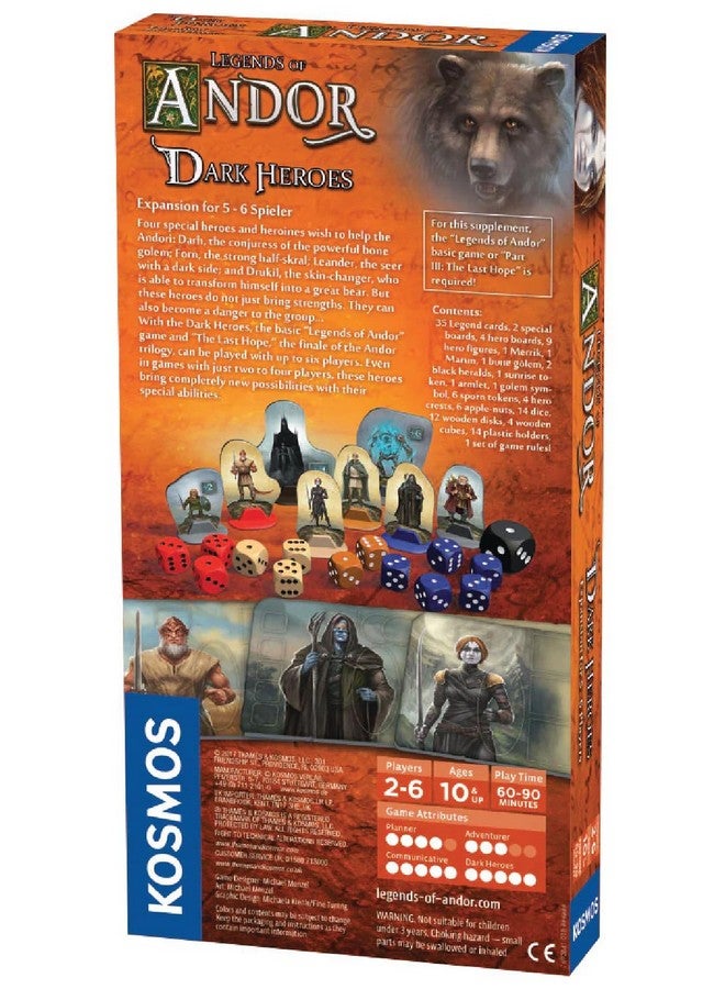 Thames & Kosmos Legends of Andor : Dark Heroes (Expansion Pack) - Image 2