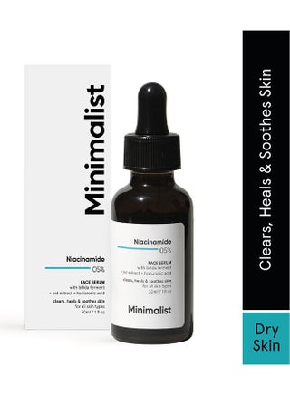 Minimalist Niacinamide 5% سيروم للوجه مع فيتامين B3 وحمض الهيالورونيك لبشرة نقية ومشرقة | يساعد في تقليل البهتان وضرر الشمس | يصلح حاجز البشرة. - view 2