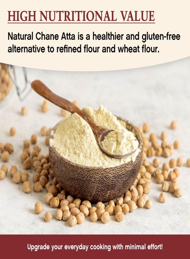 Darsa Organics Chickpea Flour 2 lb - Premium Stone Ground Besan Flour - Gluten Free Garbanzo Bean Flour for Baking and Cooking - Non-GMO Gram Flour, Chemical Free, Vacuum Sealed Bag - Image 5