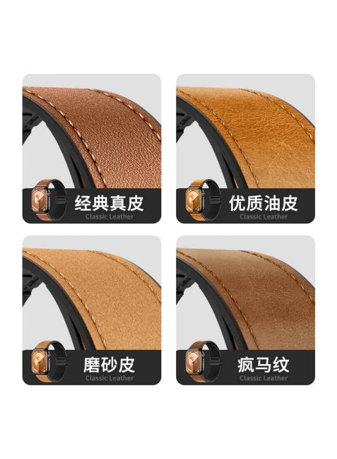 Tinker Leather Watch Band Compatible With Huawei Watch Gt4, Gt3 Pro, Gt2, Watch 4 Pro, Watch 3, New Men's And Women's Watch Band - Image 1