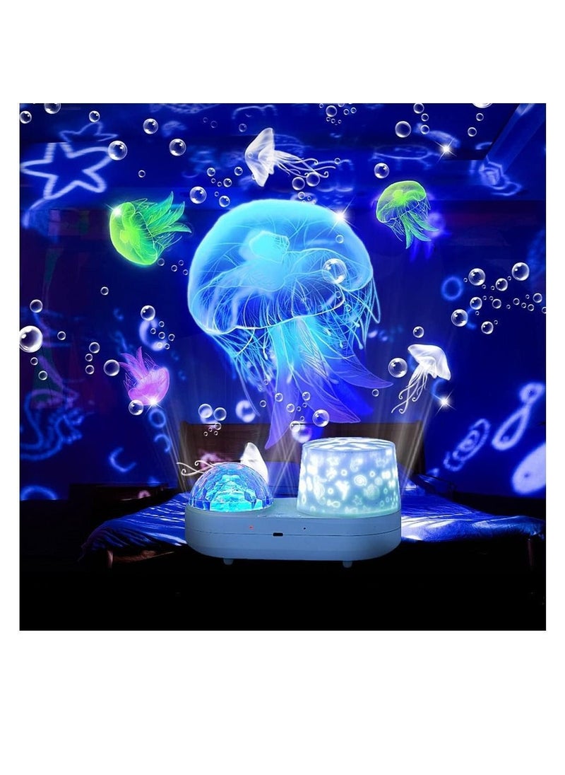 Y&D Ocean Star Sky Night Light Projector for Kid, Kids Constellation Galaxy Projector, 360 Degree Rotating Nebula Starry Projection Lamp  - Image 1